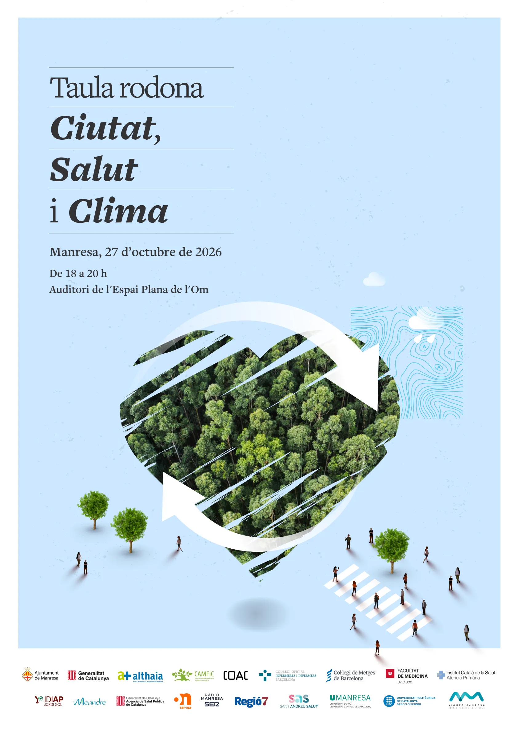 Imatge per: Taula rodona: Ciutat, Salut i Clima — Entorns escolars saludables